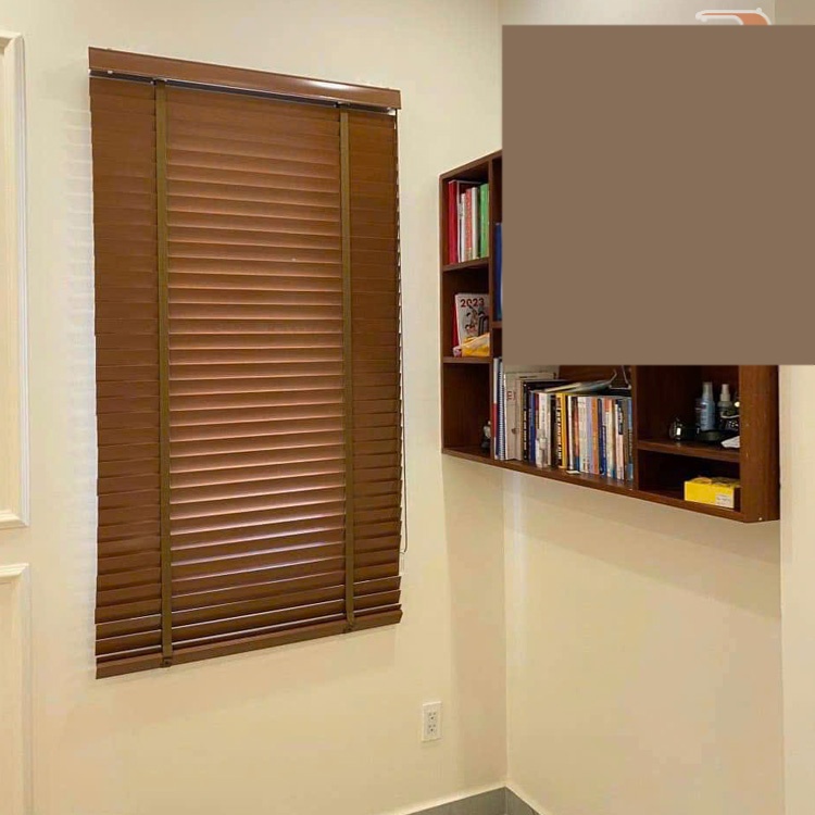 Rèm gỗ văn phòng tông sáng trẻ trung