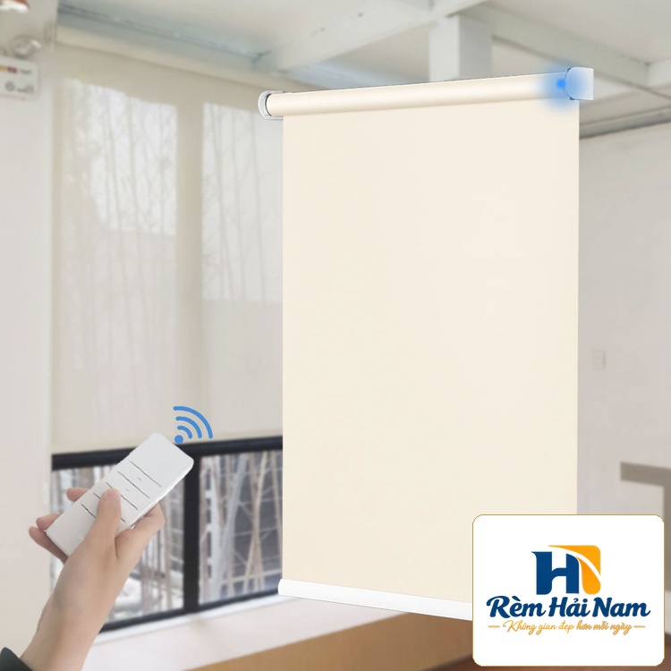 Rèm vải cuốn tự động mã Mã Marina| Động cơ rèm MA35Q6028