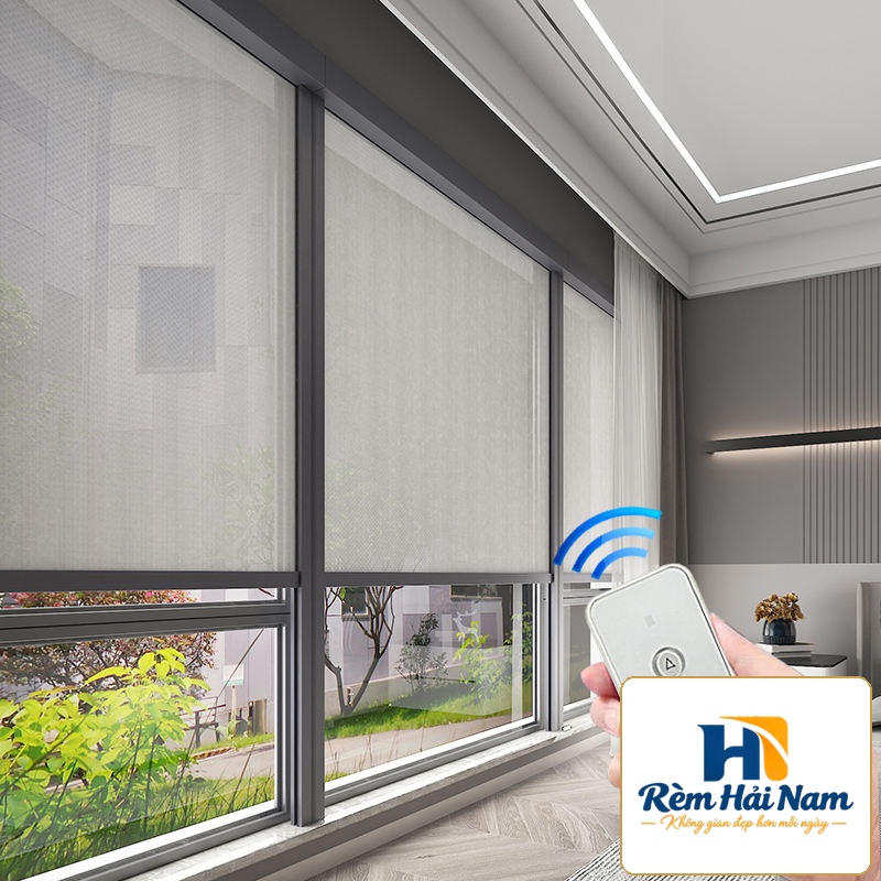 Rèm vải cuốn tự động mã Mã Muran | Động cơ rèm MA35Q6028