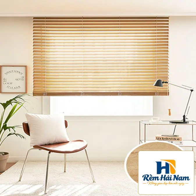 Rèm gỗ bản 5cm hệ 1 dây mã SKK19