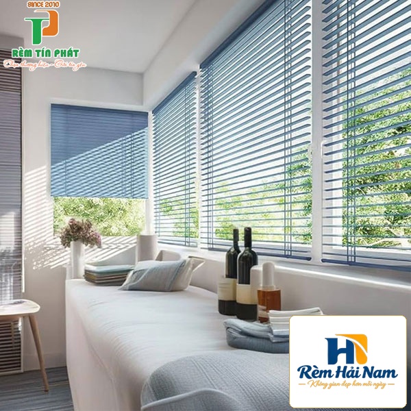 Rèm sáo nhôm hãng Modero bản 5cm – Hệ 1 dây – mã AU501