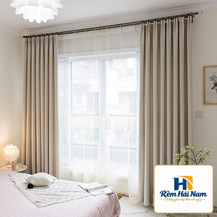 Rèm vải cản nắng tốt – Rèm vải siêu đẹp – Lắp đặt trong ngày