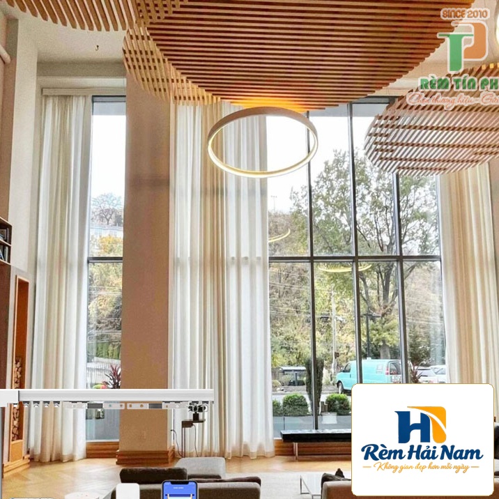 Rèm vải tự động Hàn Quốc Mã Dolce | Động cơ rèm Modero mã MD50UQ1214-R